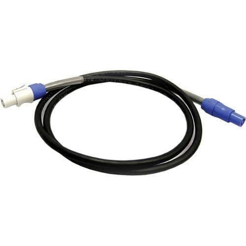 Whirlwind PowerCON NAC3FCA to NAC3FCB Cable (Black, 10')