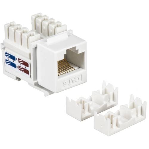 Tera Grand CAT6 Punch-Down Keystone Jack (White)