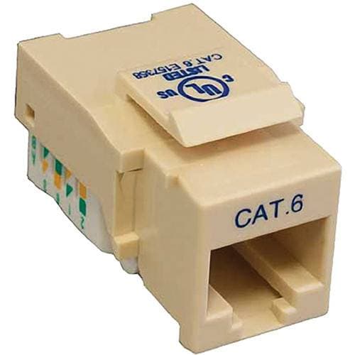 Tera Grand CAT6 Tool-Less Keystone Jack (Ivory)