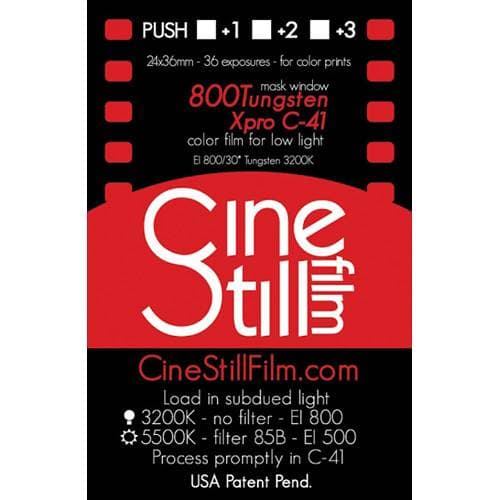CineStill Film 800Tungsten C-41 Color Negative Film (35mm Roll Film, 36 Exposures)