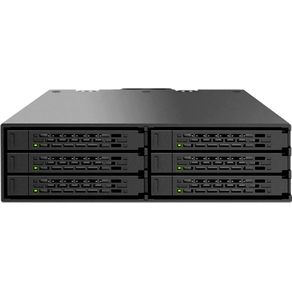 Icy Dock ToughArmor MB996SP-6SB 6 x 2.5" SATA HDD/SSD Backplane Cage