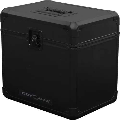 Odyssey Black Krom Series KLP70BL Vinyl and LP/Utility Carrying Case (Black)