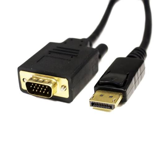 Tera Grand DisplayPort to VGA Cable (6', Black)