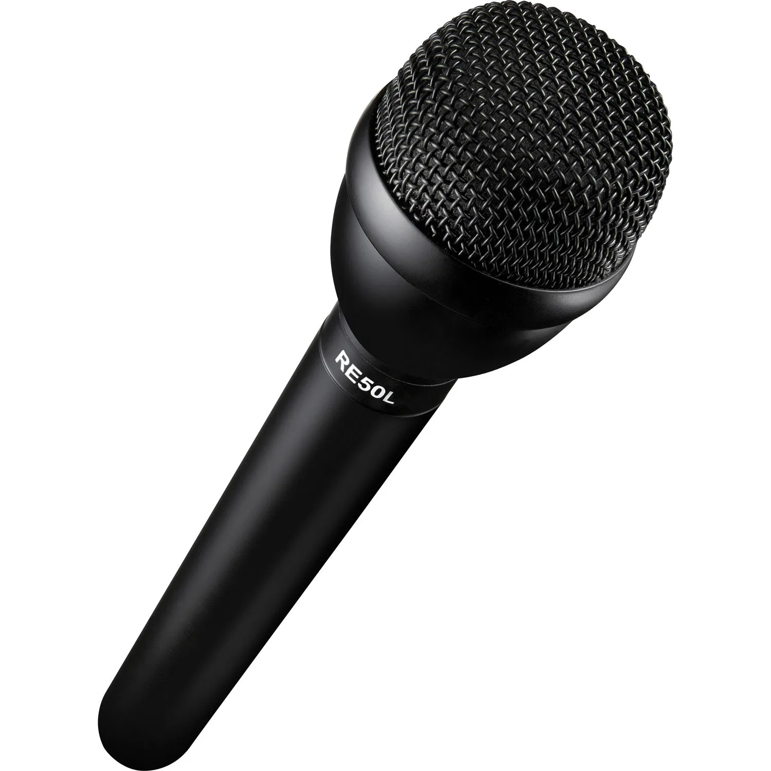 Electro-Voice RE50L Omnidirectional Dynamic Shockmounted ENG Microphone with Long Handle (Black)
