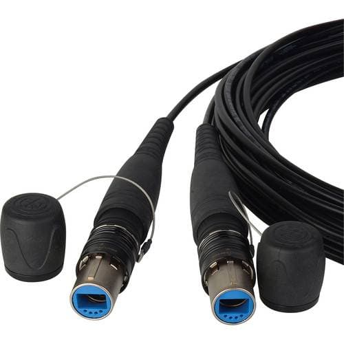 Camplex opticalCON DUO to DUO Singlemode X-TREME Fiber Tactical Cable (250 ft)