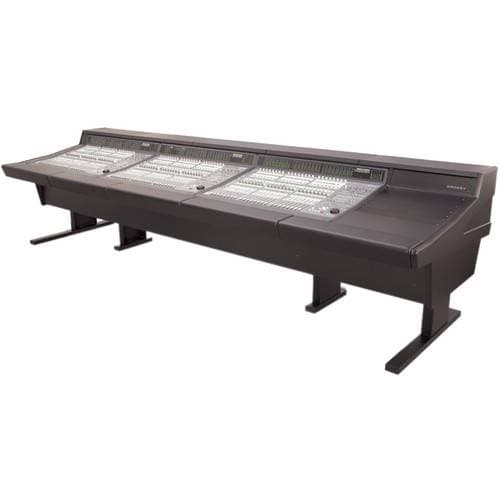 Argosy 90 Series Workstation Desk for Three Digidesign C|24 Controllers with Monitor Insert (Black)