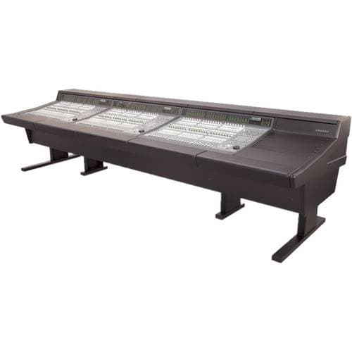 Argosy 90 Series Workstation Desk for Three Digidesign C|24 Controllers with Monitor Insert (Mahogany)