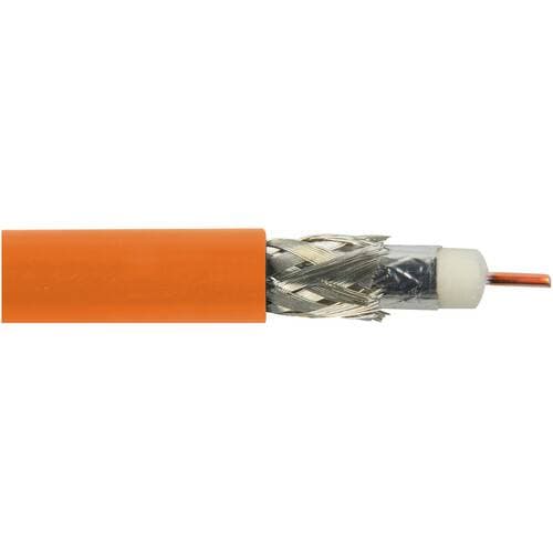 Belden 1694A RG6 Low Loss Serial Digital Coaxial Cable (1000', Orange)
