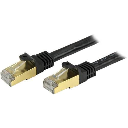 StarTech Cat 6a 10GbE RJ-45 Cable (10', Black)