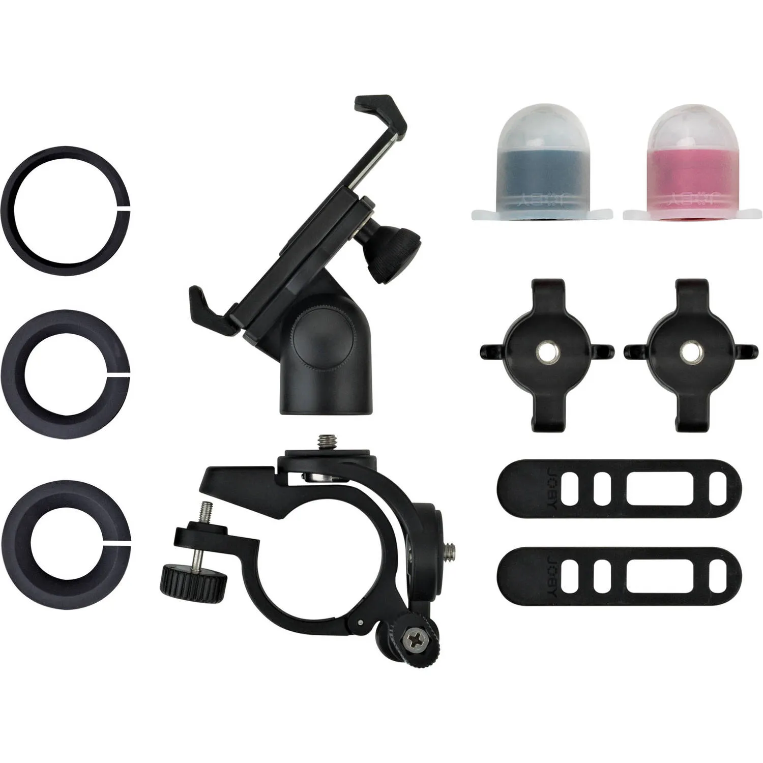 JOBY GripTight PRO Bicycle Mount for Smartphones with Light Pack