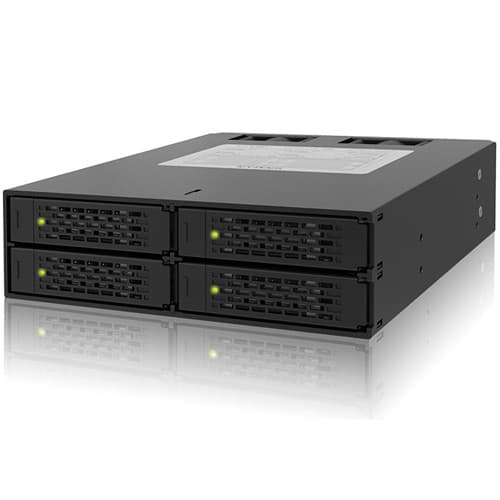 Icy Dock ToughArmor 4-Bay 2.5" SATA Drive Cage for 5.25" Bay