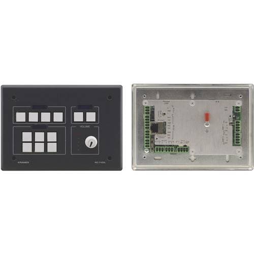 Kramer 12-Button Master Room Controller with Digital Volume Knob (Gray)