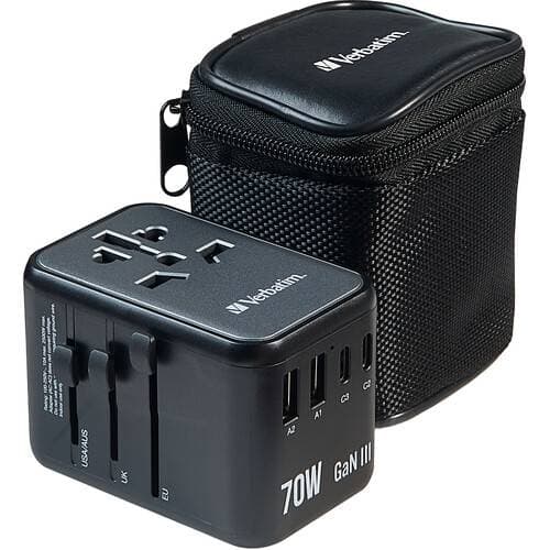 Watson 3-Prong Europe to 3-Prong USA Power Adapter Plug
