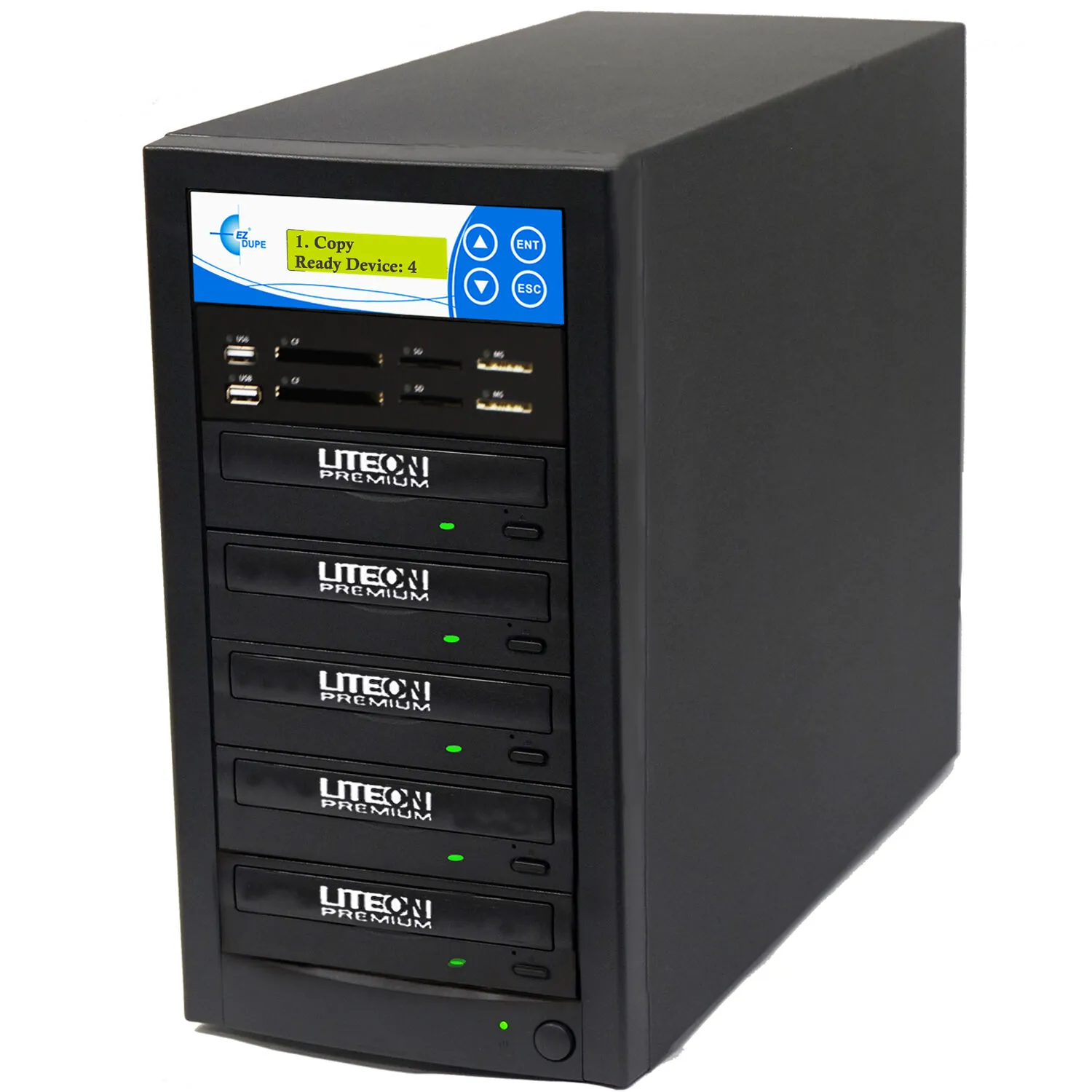 EZ Dupe Media Mirror Plus 4-Copy Multi-Format Duplicator