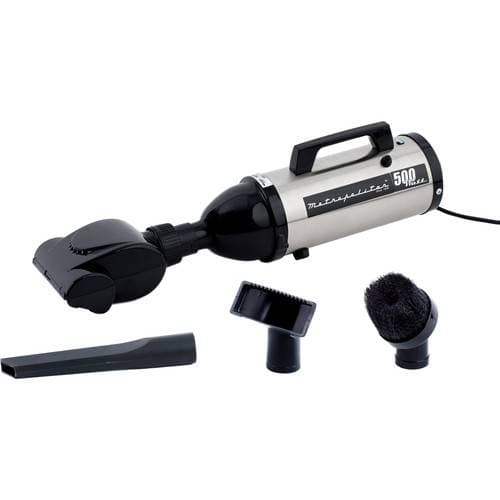 METROVAC Vac N Blo 500W Hand Vac and Blower with Attachments (Black)
