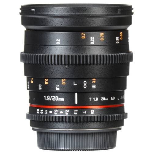Rokinon 20, 35, 50, 85mm Cine DS Lens Bundle (Canon EF Mount)