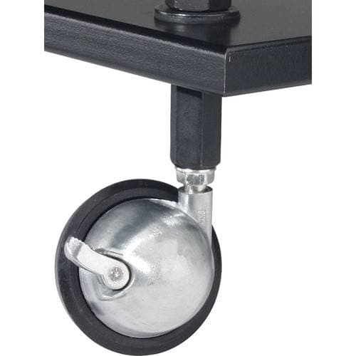 Salamander Designs Saturn Caster for Archetype Shelving System (Set of 4, Brushed Aluminum)