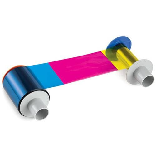 Fargo YMCKIKI Full-Color Ribbon with Two Inhibitor Panels