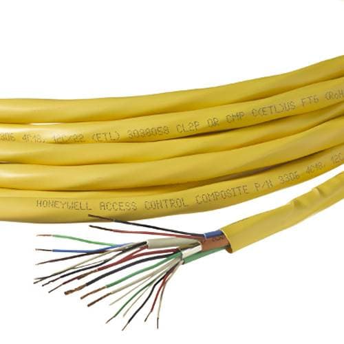 Honeywell 18(4)+22(2+4+6)1S CMR OAJ Cable (1000', Yellow)