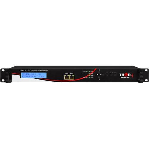 Thor SDI to QAM Modulator and IPTV Streaming Encoder (4-Input)