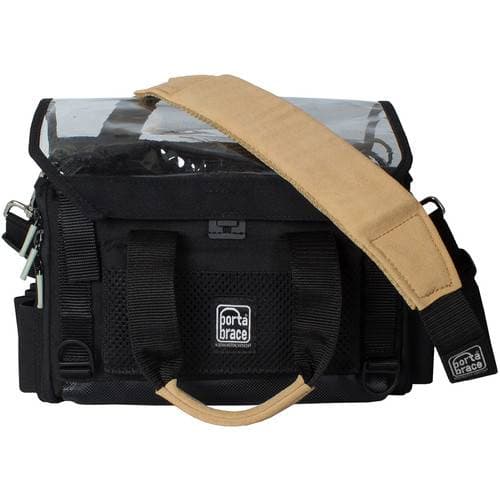 PortaBrace AO-1.5SILENTS Silent Audio Organizer Bag with Lid and Strap