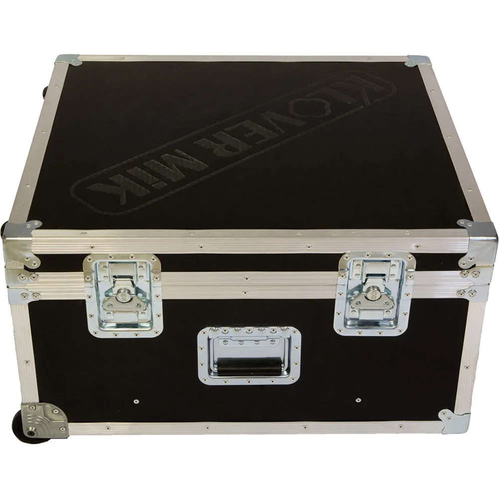 Klover Road Case for Two KM-26 Parabolic Microphones with Handle and Wheels