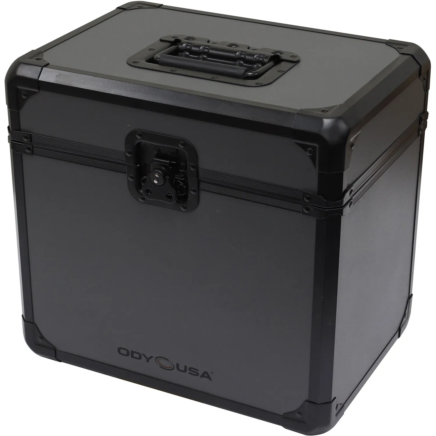 Odyssey Black Krom on Gray Series Vinyl and LP/Utility Carrying Case (Black)