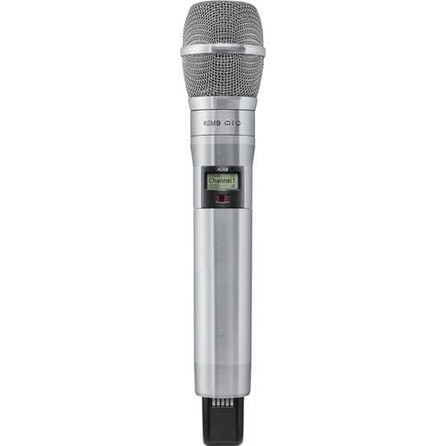 Shure ADX2/K9N Digital Handheld Wireless Microphone Transmitter with KSM9 Capsule (G57: 470 to 616 MHz, Nickel)
