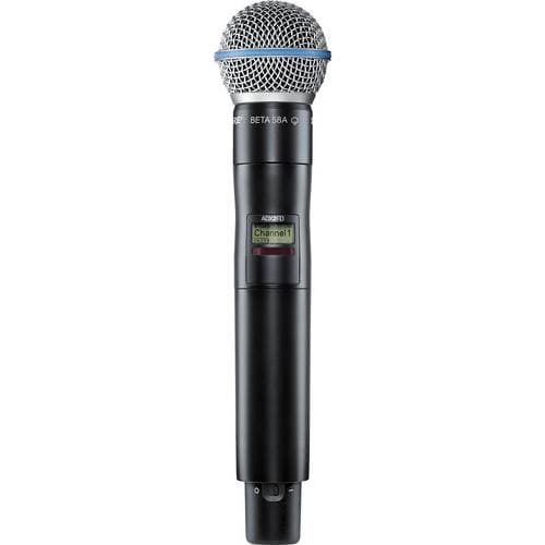 Shure ADX2FD/B58 Digital Handheld Wireless Microphone Transmitter with Beta 58A Capsule (G57: 470 to 616 MHz)