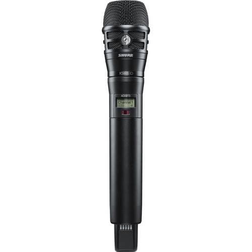 Shure ADX2FD/K8B Digital Handheld Wireless Microphone Transmitter with KSM8 Capsule (G57: 470 to 616 MHz, Black)