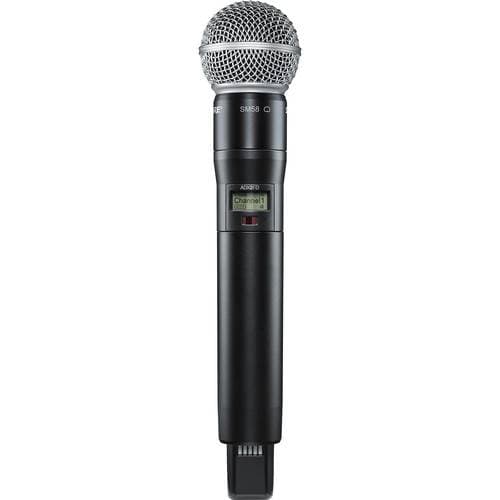 Shure ADX2FD/SM58 Digital Handheld Wireless Microphone Transmitter with SM58 Capsule (G57: 470 to 616 MHz)
