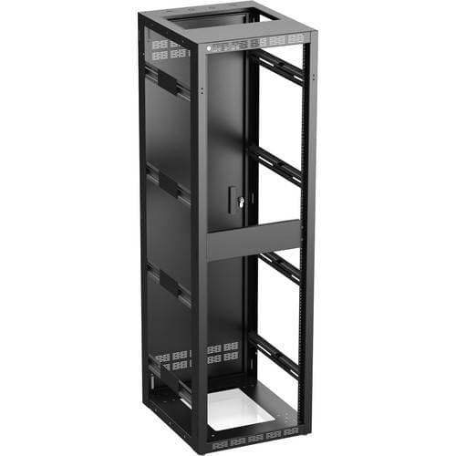 AtlasIED 540-25 Stand Alone or Gangable Rack with Perforated Rear Door, 25" Depth (40 RU)