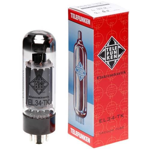 Telefunken EL34-TK Black Diamond Series Vacuum Tubes (Matched Pair)