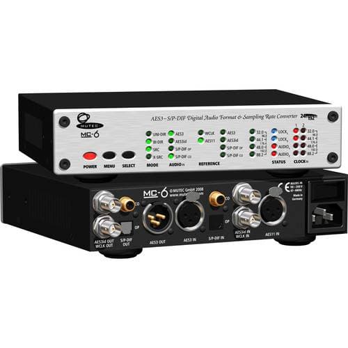 Mutec MC-6 Stereo Digital Audio Format &amp; 4-Channel Sample Rate Converter