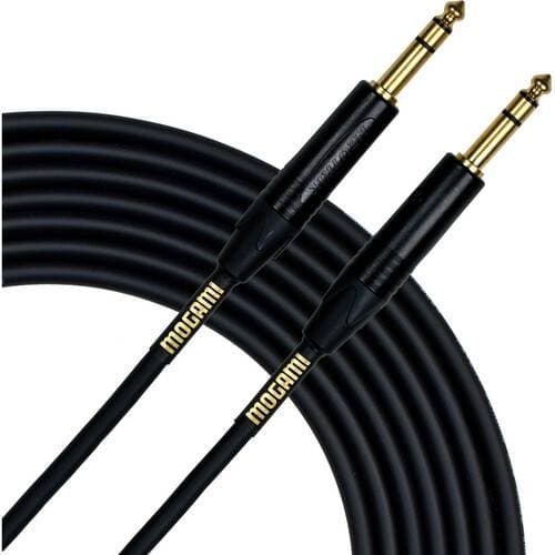 Mogami Gold 1/4" TRS Male to 1/4" TRS Male Balanced Cable (15')
