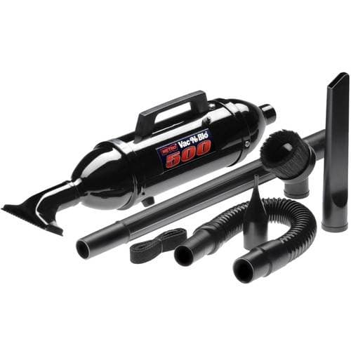 METROVAC Vac N Blo Jr 12V Hand Vac and Blower with Attachments (Black)