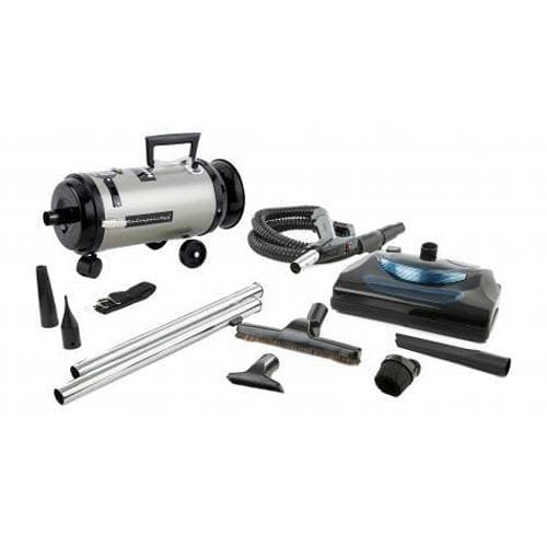 METROVAC Professional Evolution Variable Speed with Electric Power Nozzle Compact Canister Vac