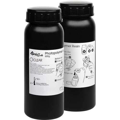 XYZprinting Standard Resin (Clear, 2-Pack)