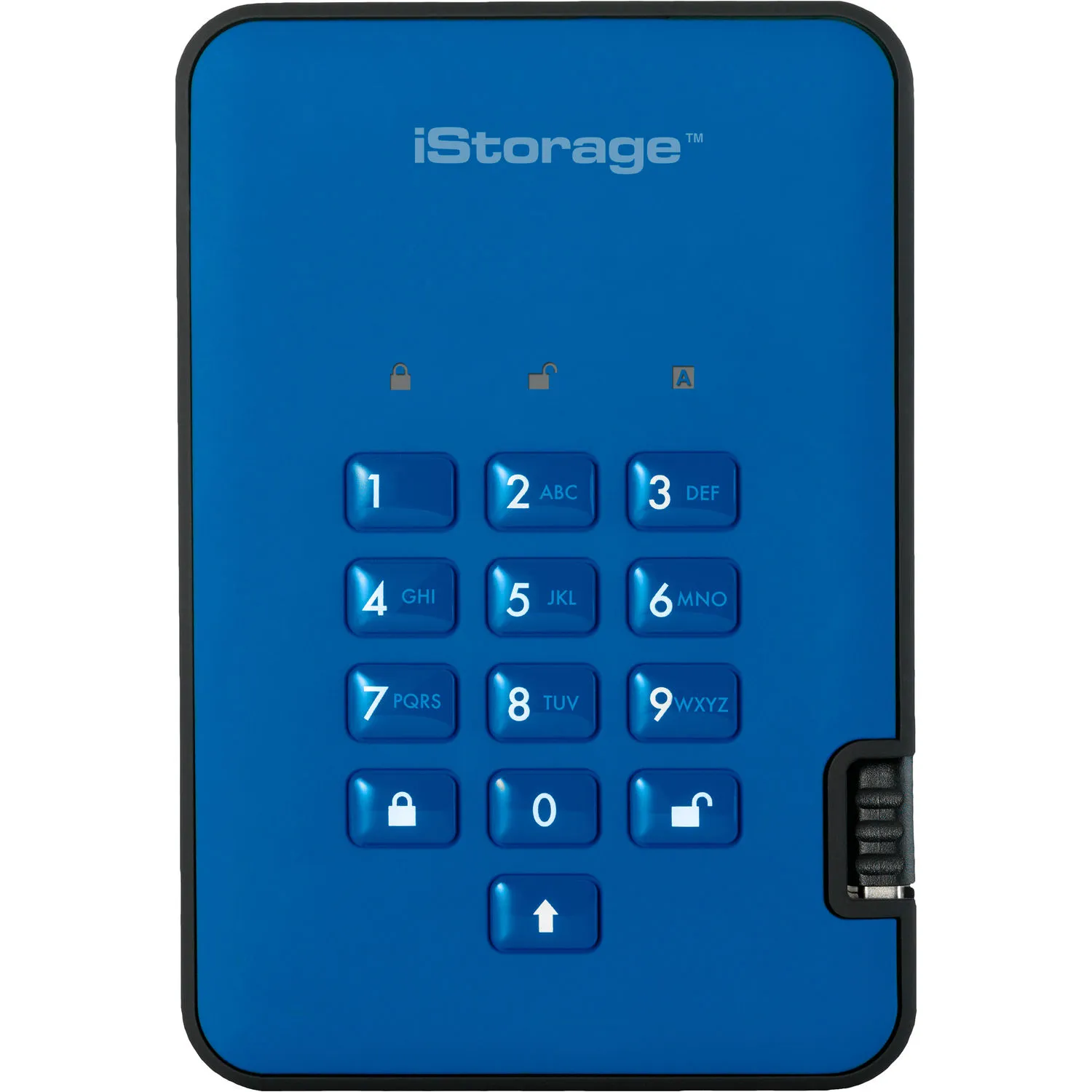 Istorage 4TB diskAshur2 USB 3.1 Encrypted Portable HDD (Ocean Blue)