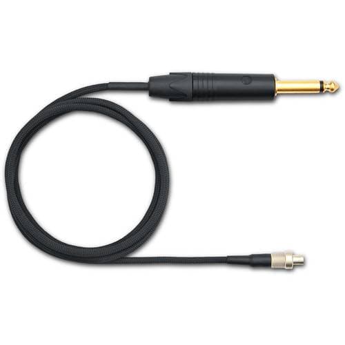 Shure WA308 Instrument Cable for ADX1M Micro Bodypack Transmitter (Straight 1/4" Connector)