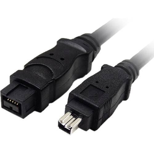Tera Grand FireWire 400 1394a 6-Pin Male to 1394a 4-Pin Male Cable (15')