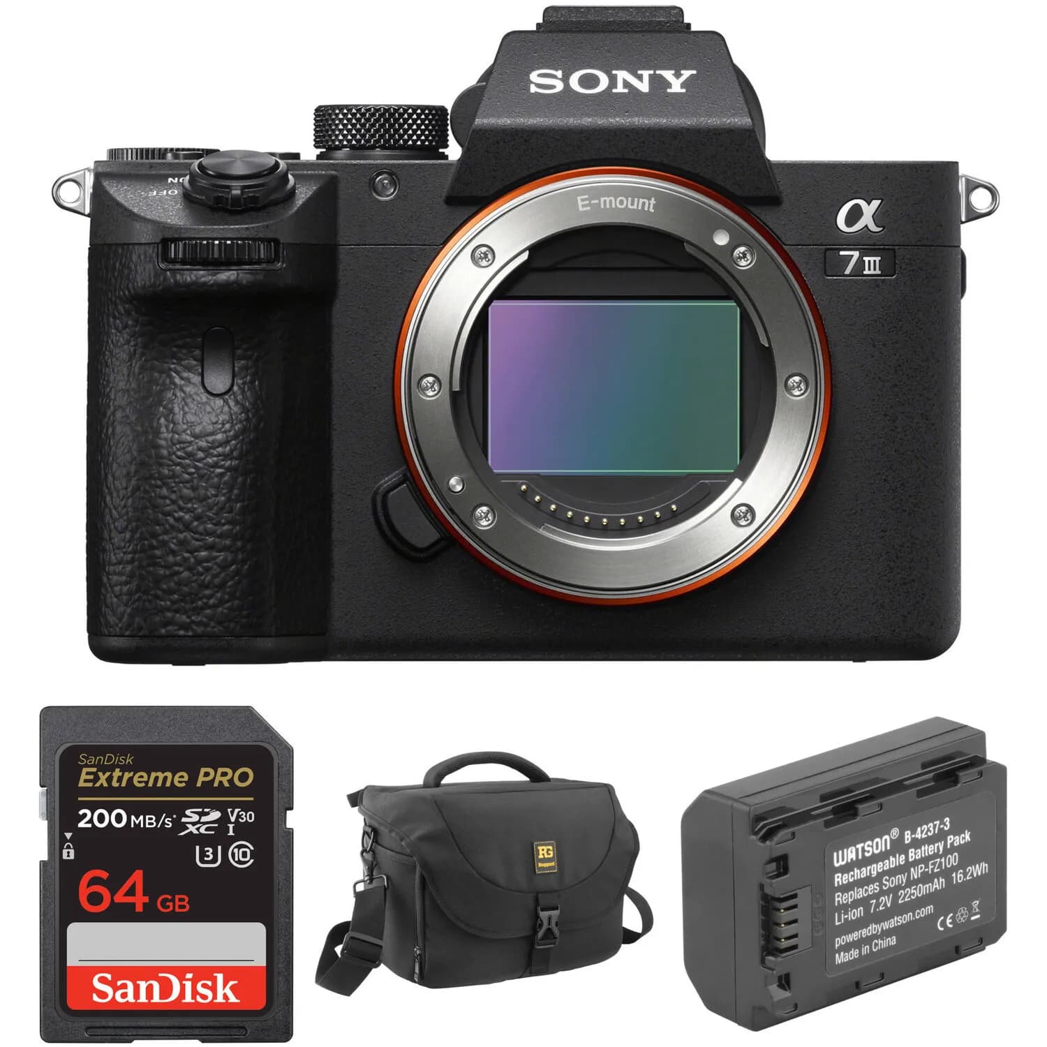 Sony a7 III Mirrorless Camera with Basic Bundle