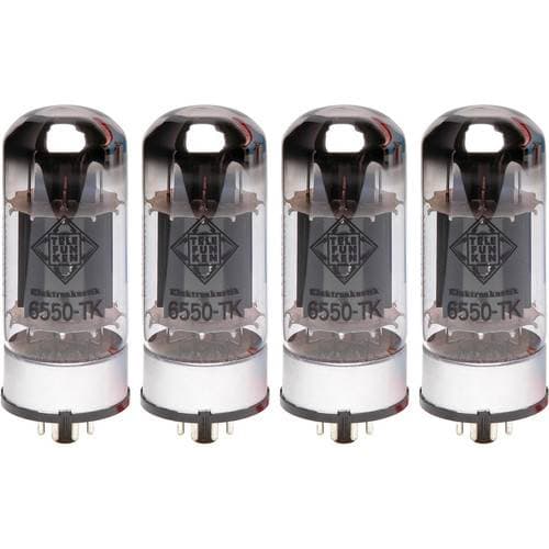 Telefunken 6550-TK Black Diamond Series Vacuum Tubes (Matched Set of Four)
