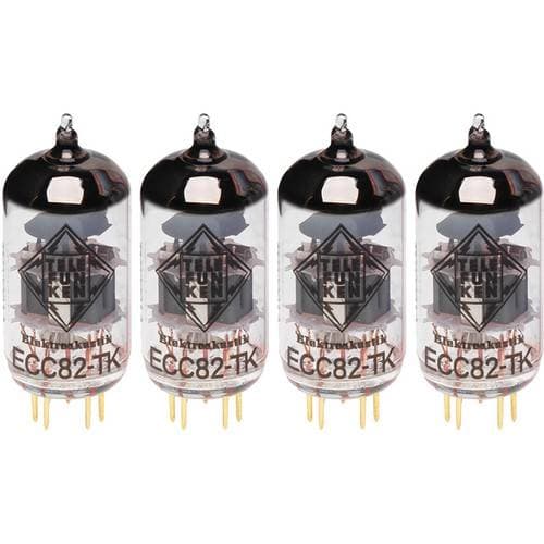 Telefunken ECC82-TK/12AU7 Black Diamond Series Vacuum Tubes (Matched Set of 4)