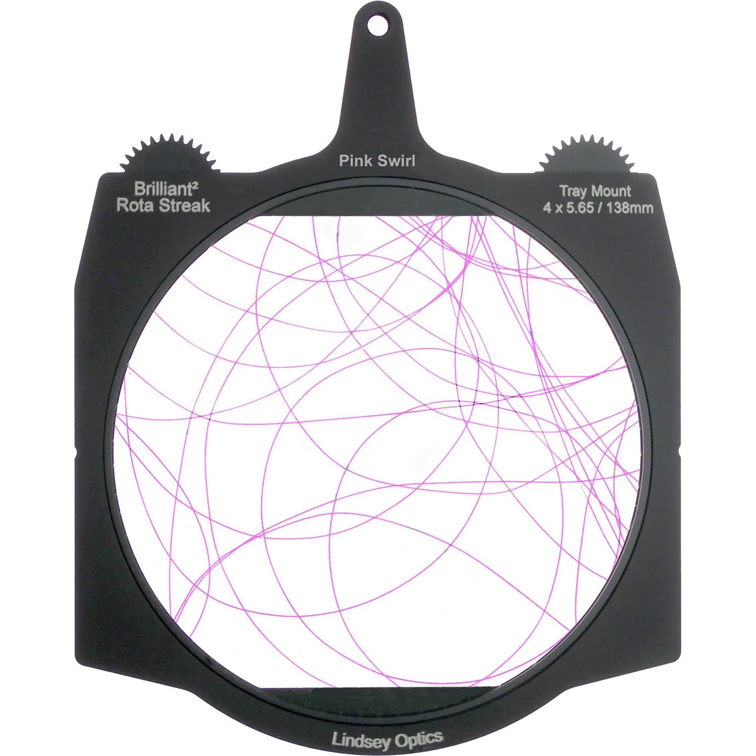 Lindsey Optics Brilliant² 4 x 5.65" Rota-Streak Filter (Pink, Swirl)
