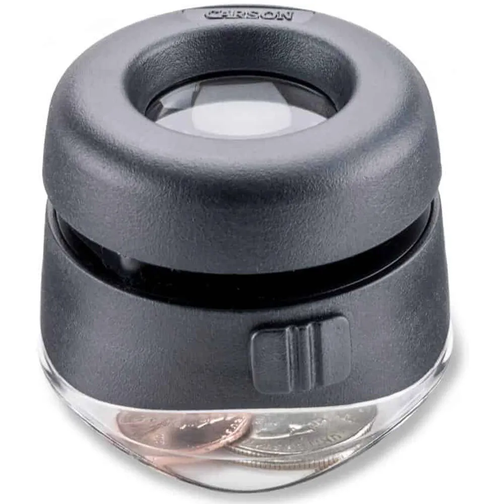 Carson LH-50 VersaLoupe 10x LED Focusing Loupe