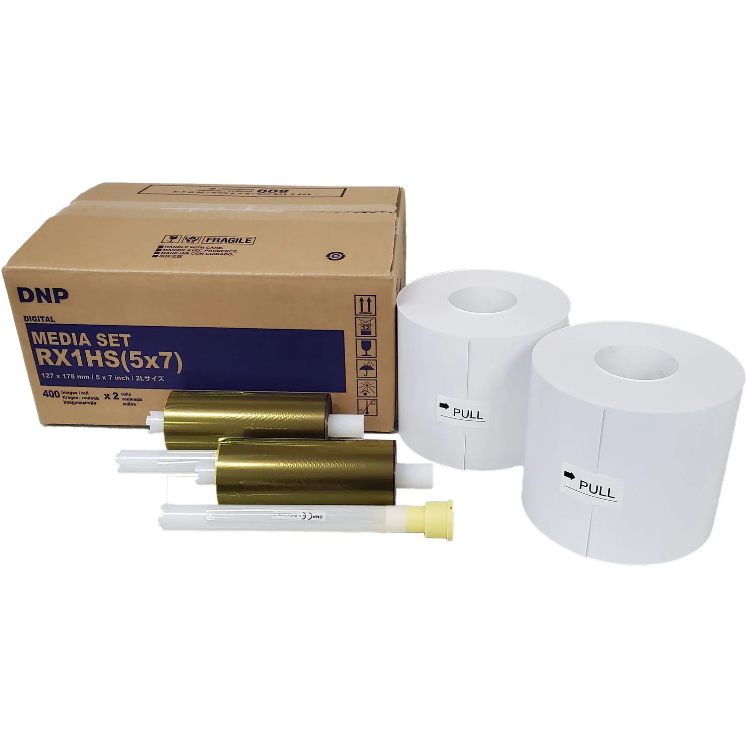 DNP 5 x 7" Media Set for DS-RX1HS &amp; RX1 Printers (2 Rolls)