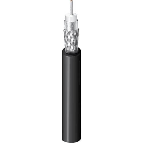 Belden 12G-SDI 75-Ohm UHD 4K Mini Coax Video Cable (1000', Black)