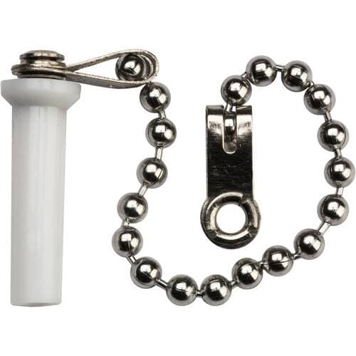 Camplex LC Fiber Connector Dust Cap with Metal Chain for Chassis (100-Pack)