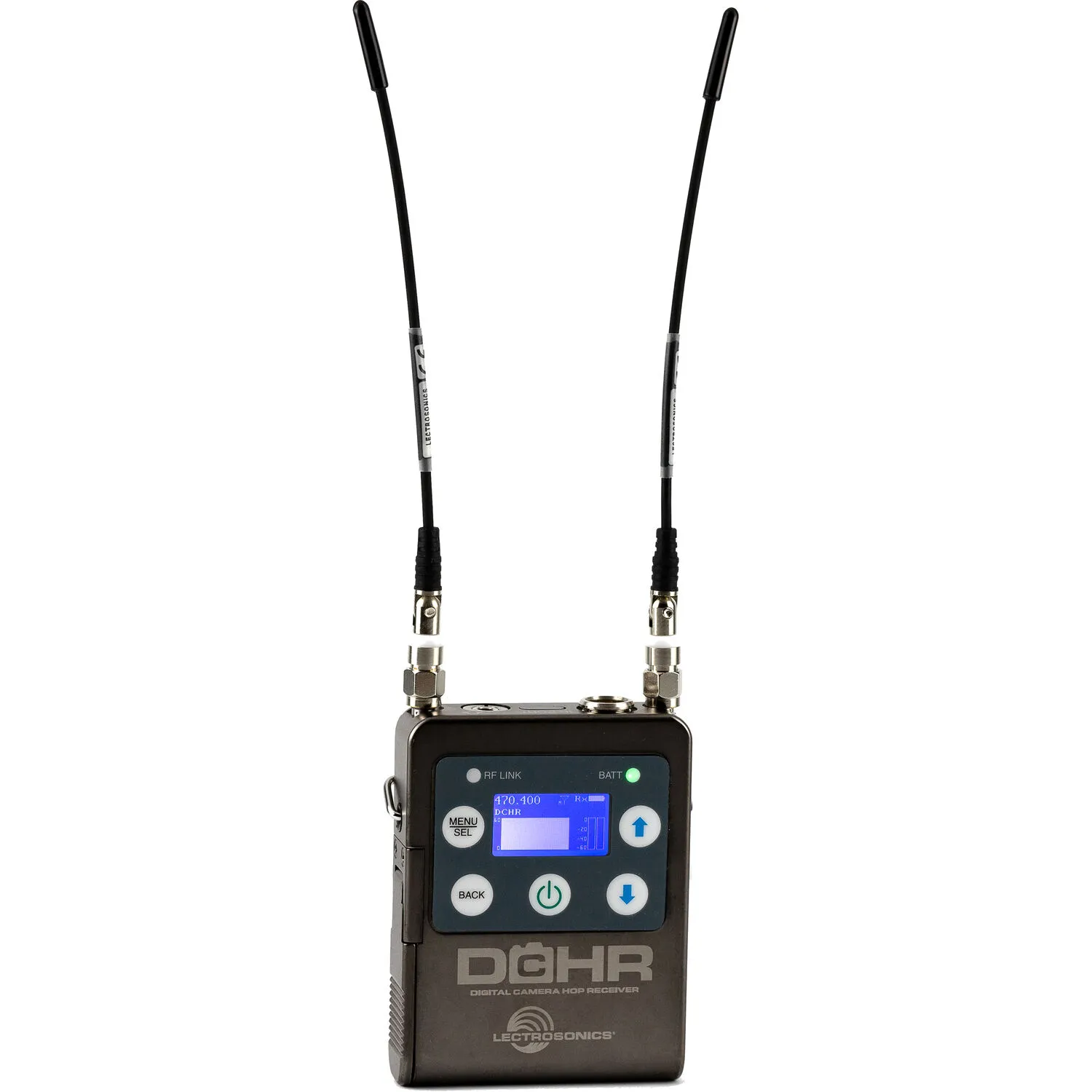 Lectrosonics DCHR Camera-Mount Miniature Digital Camera Hop Wireless Receiver (470 to 614 MHz)